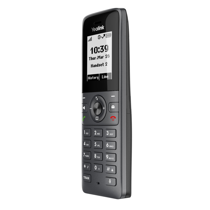 Yealink W71P DECT základová stanica a rúčka, 1,8'' černobiely disp., až 10 rúčok