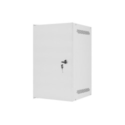 LANBERG RACKOVÁ SKRIŇA 10'' PRO MONTÁŽ NA STENU 9U/280X310 PRO VLASTNÚ MONTÁŽ S KOVOVÝMI DVERAMI ŠEDÁ