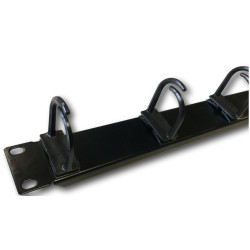 DATACOM - 19'' vyväzovací panel 1U 5x plast oko 3x3cm černý