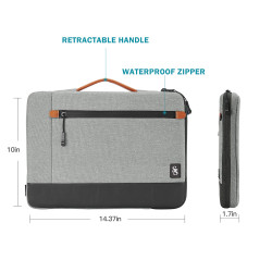 ER - Seine Scene Taška na notebook Seine Scene Dijon sleeve 16'' - šedá