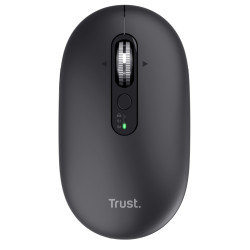 Trust Seron Slim/Kancelárska/Optická/3 200 DPI/USB+BT/Čierna
