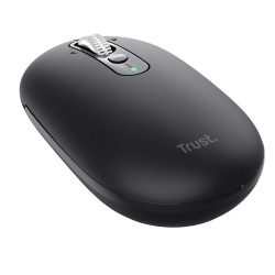 Trust Seron Slim/Kancelárska/Optická/3 200 DPI/USB+BT/Čierna