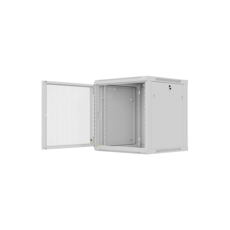 LANBERG NÁSTENNÁ INŠTALAČNÁ SKRIŇA 19'' 12U 600X600 ŠEDÉ PERFOROVANÉ DVERE (PLOCHÉ BALENIE)