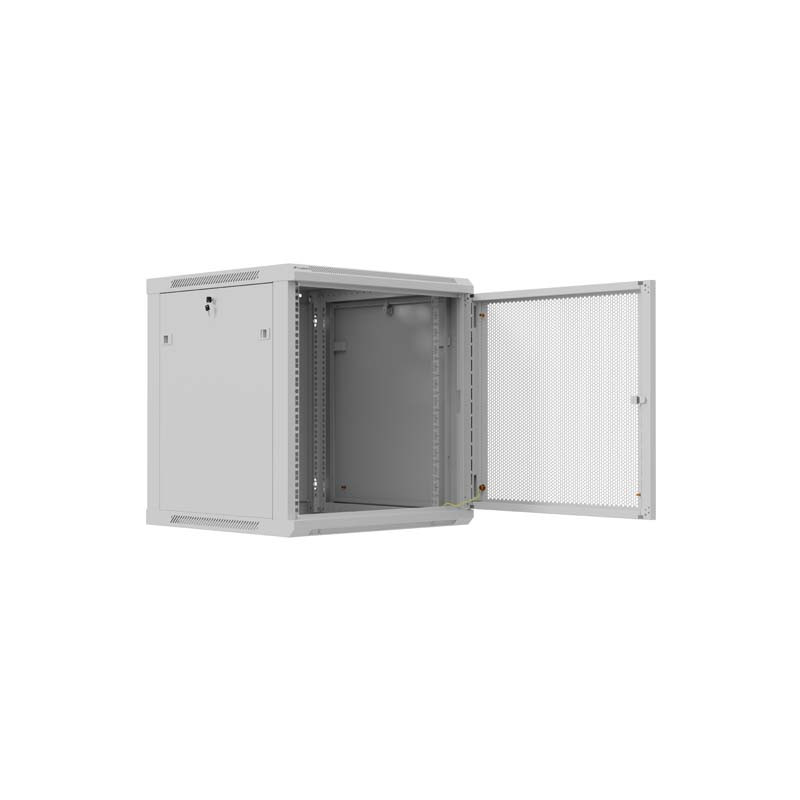 LANBERG NÁSTENNÁ INŠTALAČNÁ SKRIŇA 19'' 12U 600X600 ŠEDÉ PERFOROVANÉ DVERE (PLOCHÉ BALENIE)