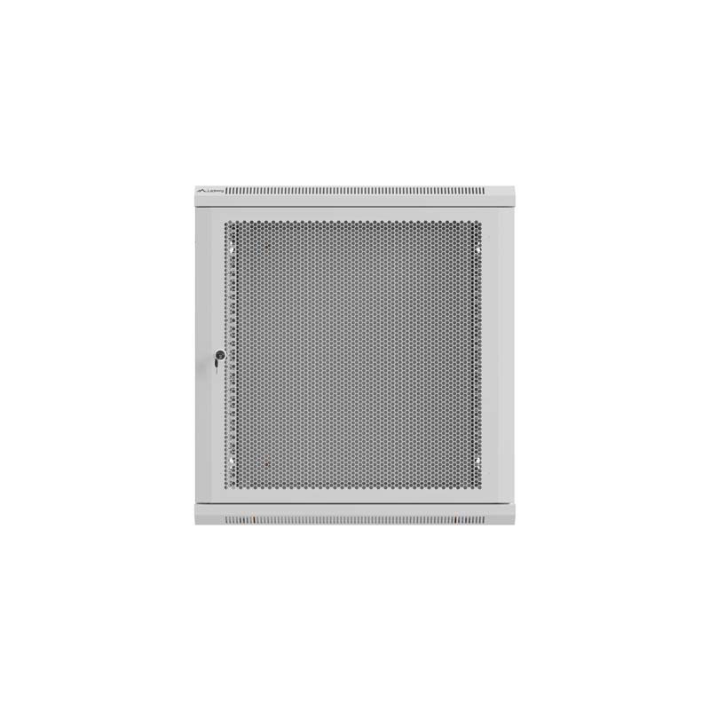 LANBERG NÁSTENNÁ INŠTALAČNÁ SKRIŇA 19'' 12U 600X600 ŠEDÉ PERFOROVANÉ DVERE (PLOCHÉ BALENIE)