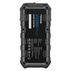VIKING - TOPDON V2200Plus/16000mAh/max výstupný proud 2200A/2xUSB-A/USB-C/DC Jack/tester batérie