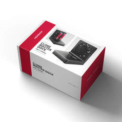 AXAGON ADSA-M2C22, USB-C 20Gbps dokovacia stanica pre 2× M.2 NVMe/SATA SSD s funkciou klonovania