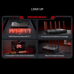 TP-Link Archer GE400 BE6500 WiFi7 Gaming router