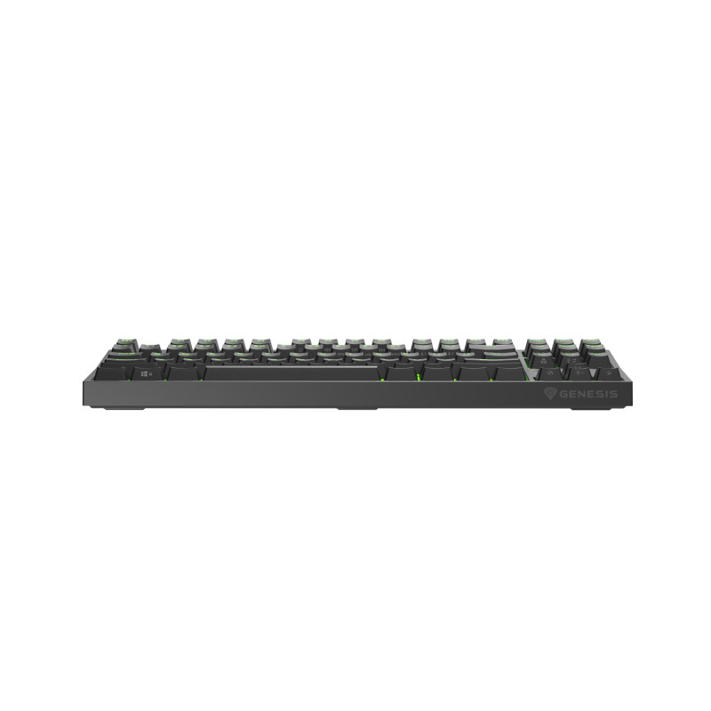 Genesis herná mechanická klávesnica THOR 404/RGB/Gateron Yellow Pro/Drôtová USB/US layout/Čierna