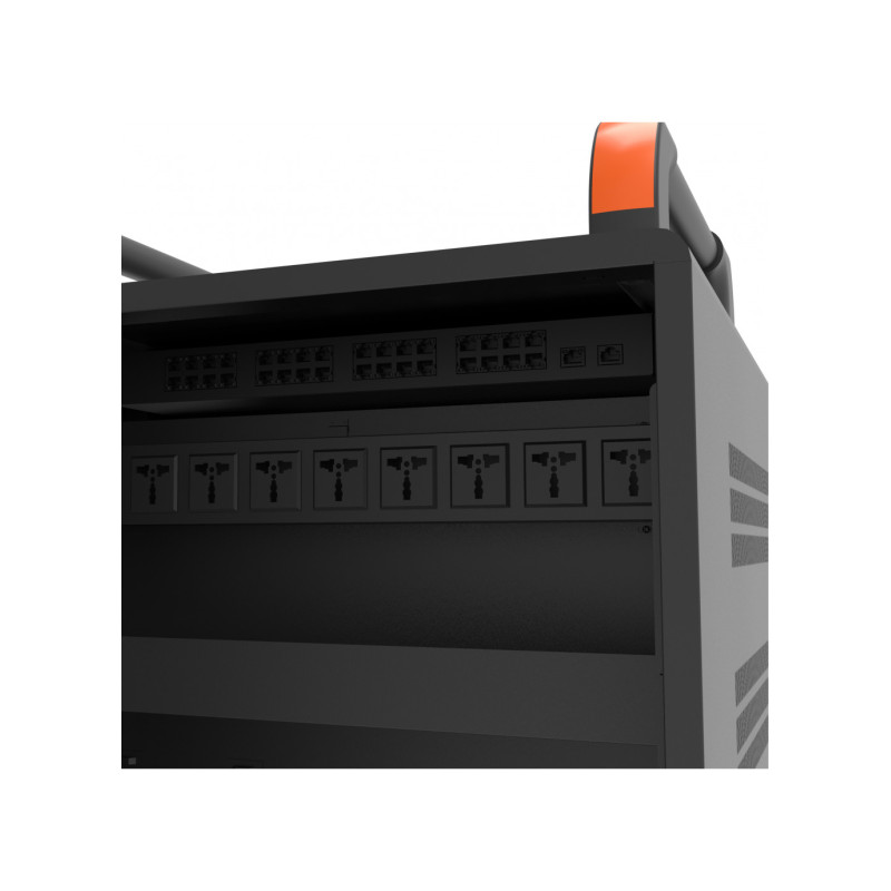 NONAME - PORT CONNECT CHARGING CABINET 20 Notebooks + RACK 1xU 19'', černý