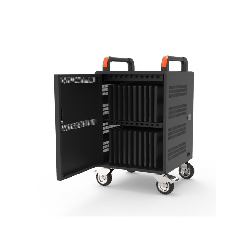 NONAME - PORT CONNECT CHARGING CABINET 20 Notebooks + RACK 1xU 19'', černý