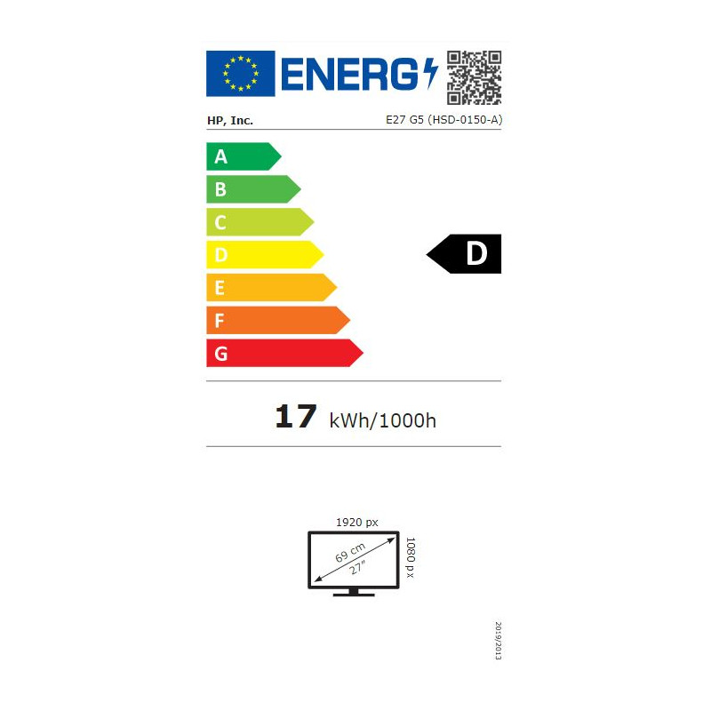 HP/E27 G5/27''/IPS/FHD/75Hz/5ms/Black/3R