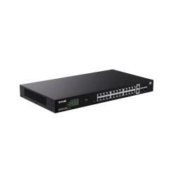 Tenda TEG2228P-24-410W Gigabit PoE+ Websmart L2 Cloud switch 370W, 24x 1Gb/s PoE+,2xRJ45,2xSFP, Rack