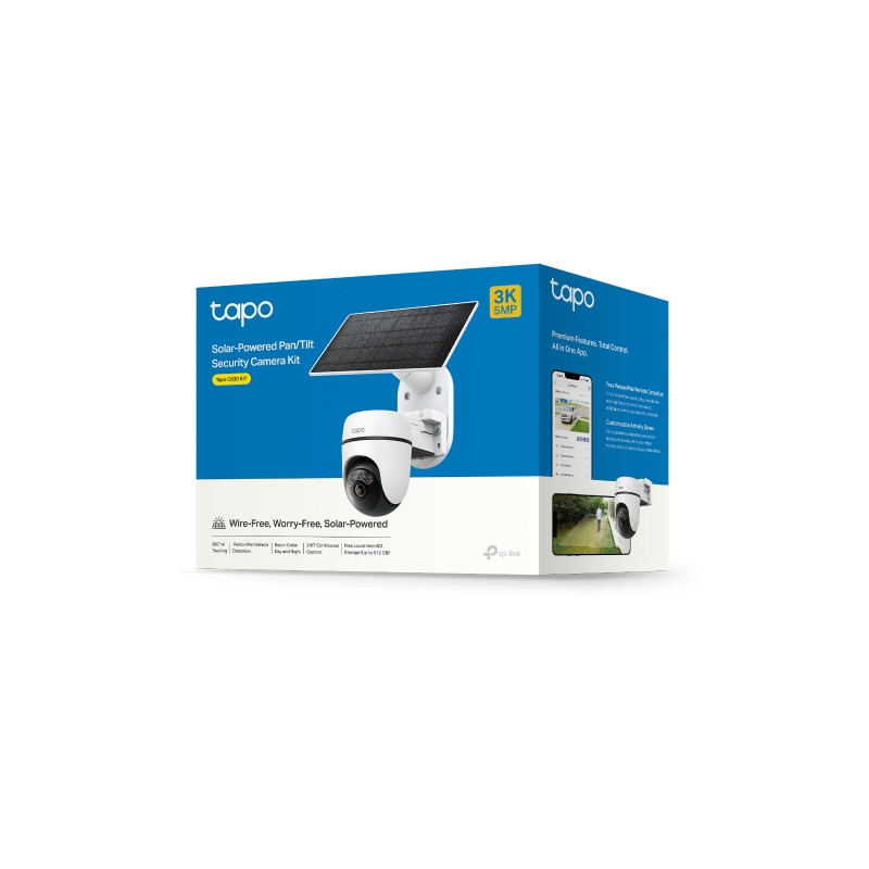 TP-LINK - Tapo C630 KIT Solar-Powered Pan/Tilt Security
