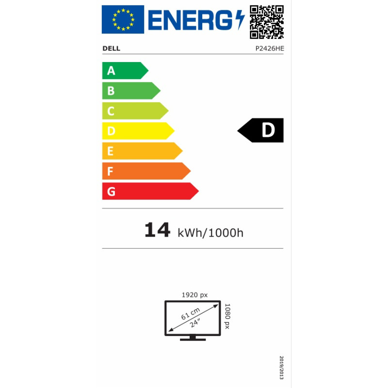 Dell Pre P/P2426HE/24''/IPS/FHD/120Hz/5ms/Čierna/3RNBD