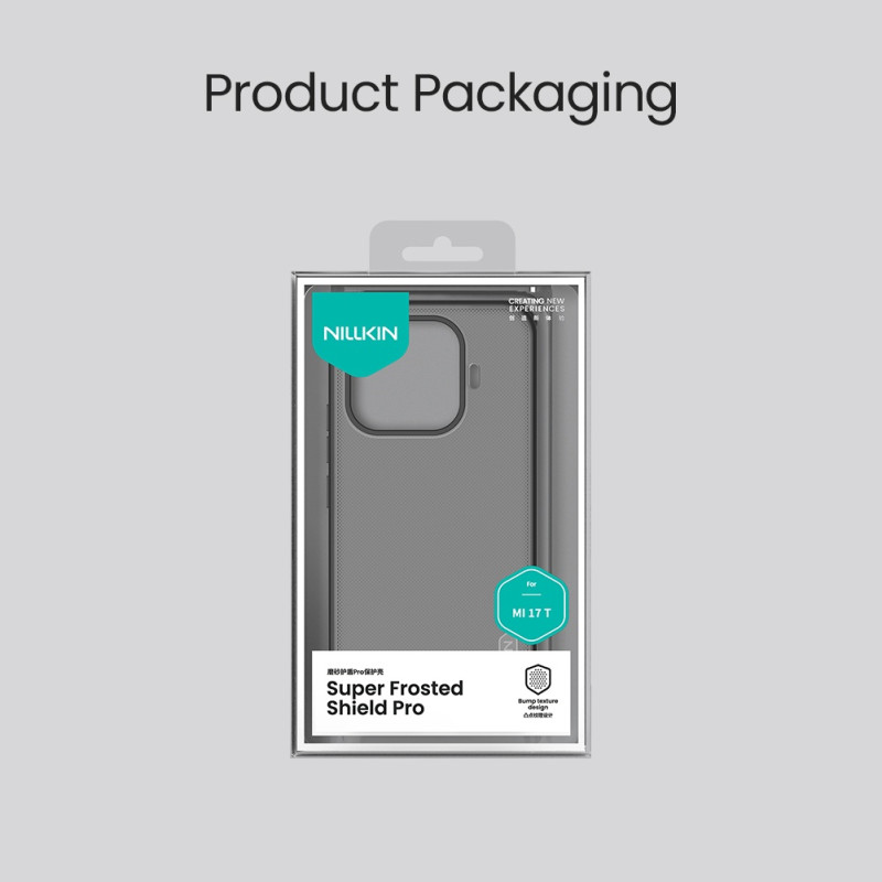 Nillkin Super Frosted PRO Zadný Kryt pre Xiaomi 17T Transparent Black