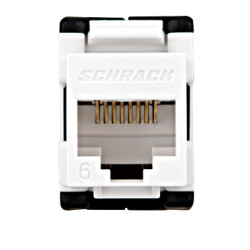 SCHRACK - Keystone RJ45 UTP, Cat.6 de-embedded, samozárezový, SFA