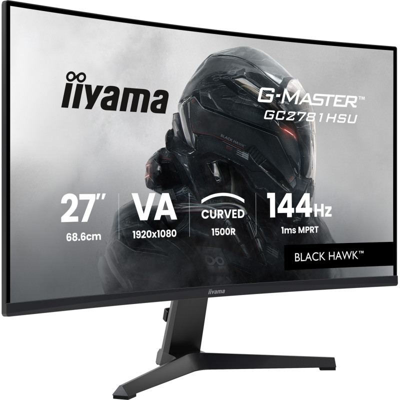 iiyama G-Master/GC2781HSU-B1/27''/VA/FHD/144Hz/1ms/Čierna/3R