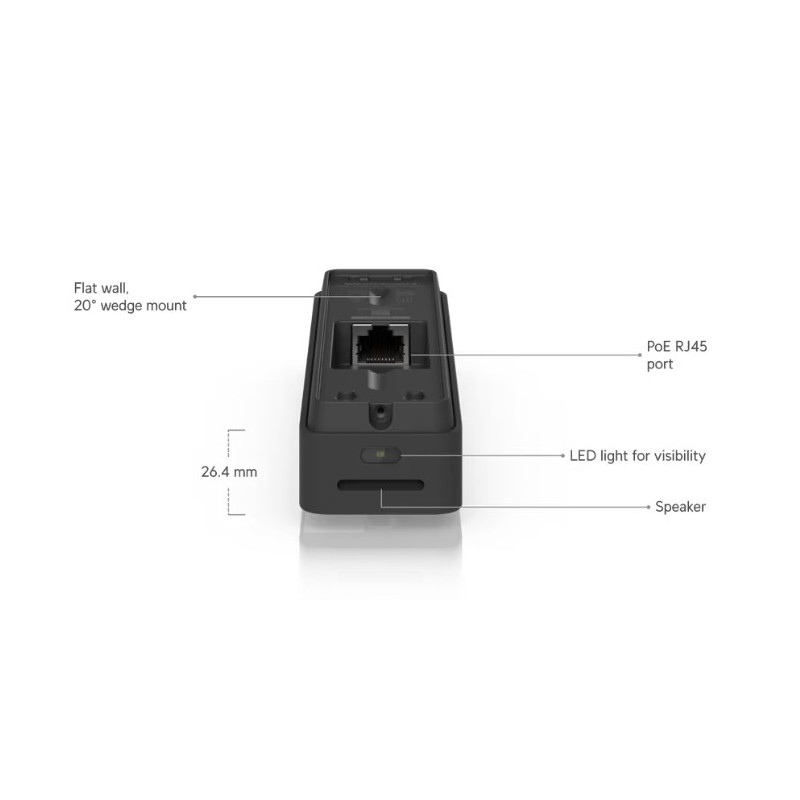 Ubiquiti UVC-Doorbell-Lite-B, UniFi Protect Doorbell Lite, čierna