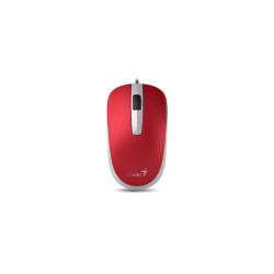 GENIUS DX-120/Kancelárska/Optická/1 200 DPI/Drôtová USB/Červená