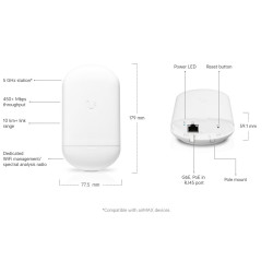 Ubiquiti NanoStation 5AC Loco (bez PoE adaptéra) (LOCO5AC)