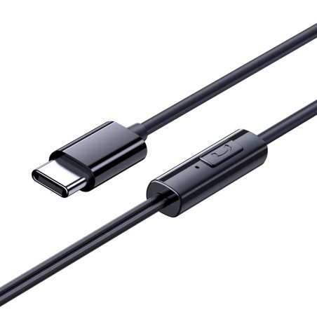 NONAME - Baseus Encok CZ11/USB-C/Drôt/Čierna