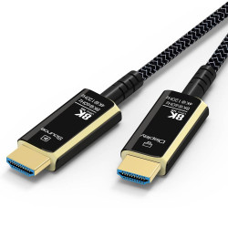 PremiumCord Ultra High Speed HDMI 2.1 optický fiber kábel 8K @ 60Hz, pozlátené 25m