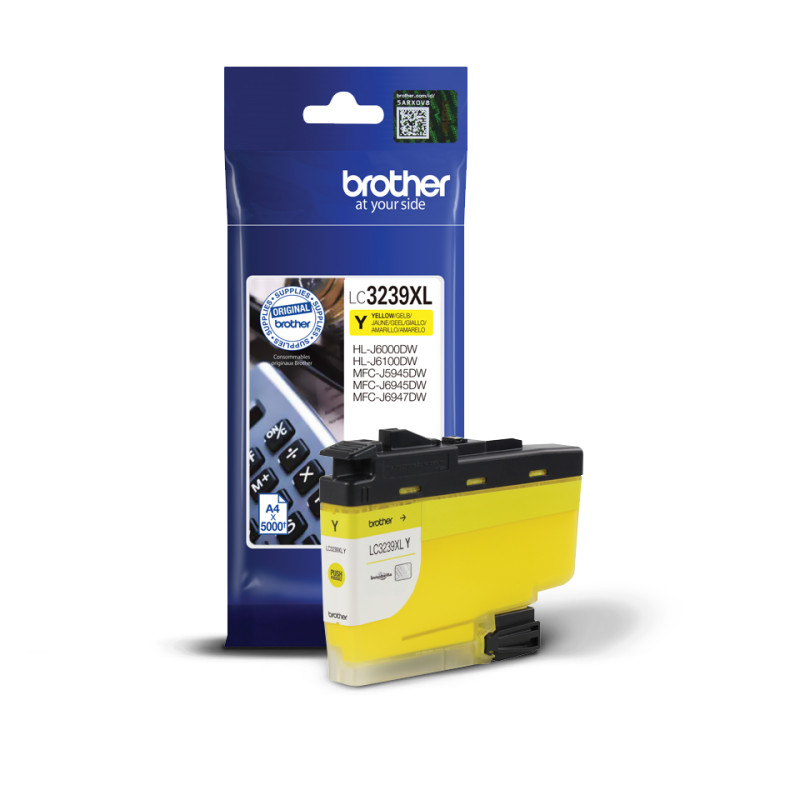 BROTHER - LC-3239XLY, (inkoust žltý, 5 000 str.)