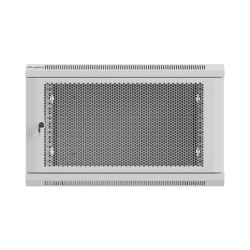 LANBERG NÁSTENNÁ INŠTALAČNÁ SKRIŇA 19'' 6U 600X600 ŠEDÉ PERFOROVANÉ DVERE (PLOCHÉ BALENIE)