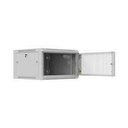 LANBERG NÁSTENNÁ INŠTALAČNÁ SKRIŇA 19'' 6U 600X600 ŠEDÉ PERFOROVANÉ DVERE (PLOCHÉ BALENIE)