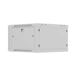 LANBERG NÁSTENNÁ INŠTALAČNÁ SKRIŇA 19'' 6U 600X600 ŠEDÉ PERFOROVANÉ DVERE (PLOCHÉ BALENIE)