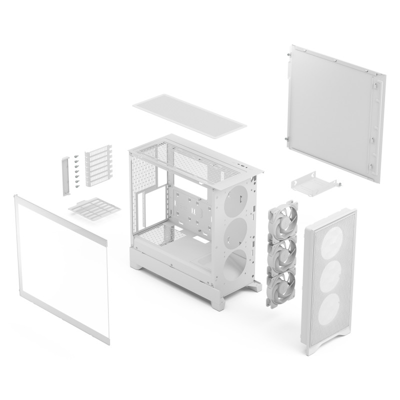 FRACTAL DESIGN - Fractal Pop 2 Air/Midi Tower/Transpar./Biela
