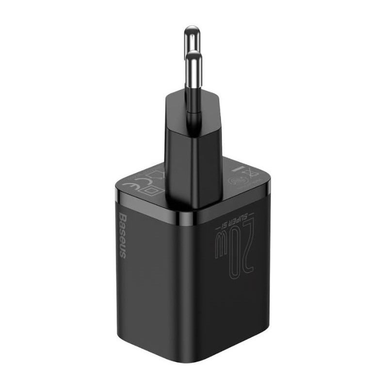 NONAME - Baseus CCSUP-B01 Super Si Quick Nabíjačka USB-C 20W Black
