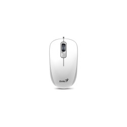 GENIUS DX-110/Kancelárska/Optická/1 000 DPI/Drôtová USB/Biela