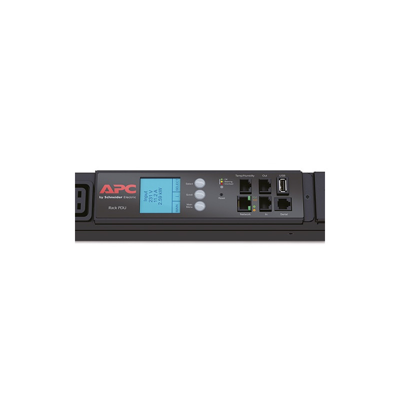 APC - Rack PDU 2G, Metered, ZeroU, 22.0kW(32A), 230V, (30) C13 & (12) C19