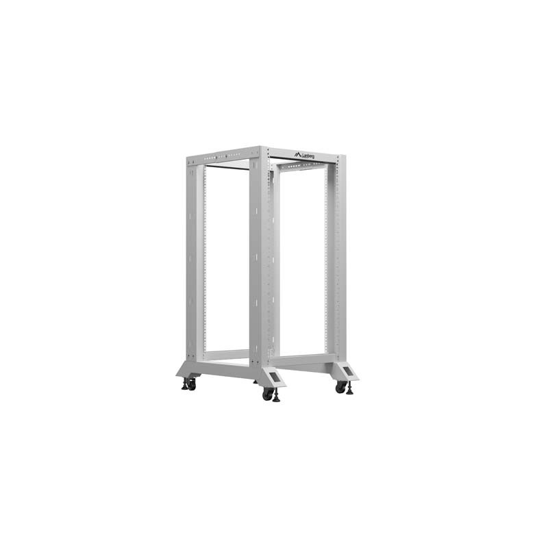 LANBERG OTVORENÝ RACK 19'' 22U 600X800 ŠEDÝ