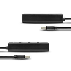 AXAGON HUE-S2B, 4x USB 3.0 CHARGING húb, micro USB napr. konektor, kábel USB-A 30cm