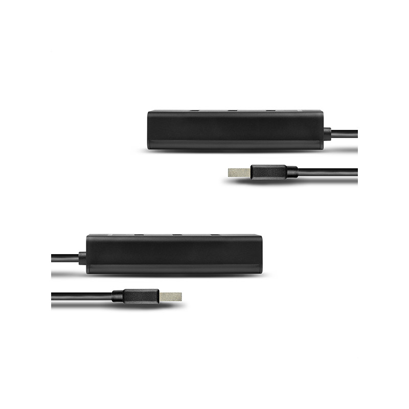 AXAGON HUE-S2B, 4x USB 3.0 CHARGING húb, micro USB napr. konektor, kábel USB-A 30cm