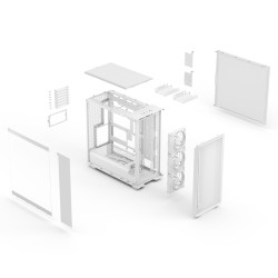 Fractal Design Epoch XL White TG Clear tint