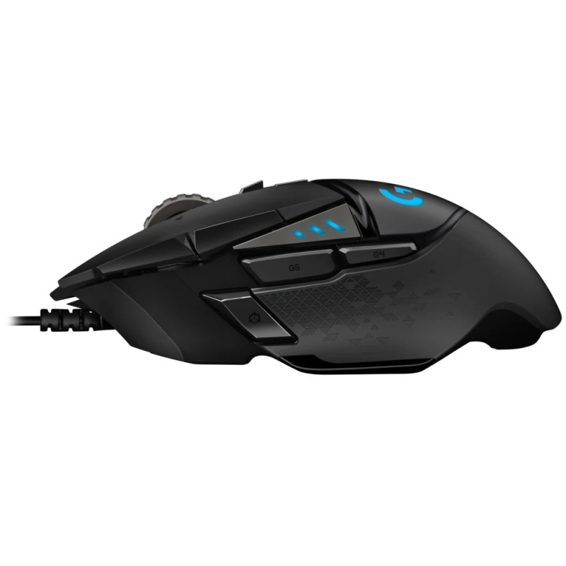 LOGITECH OEM - Logitech G502 HERO/Herná/Optická/Pre pravákov/25 600 DPI/Drôtová USB/Čierna