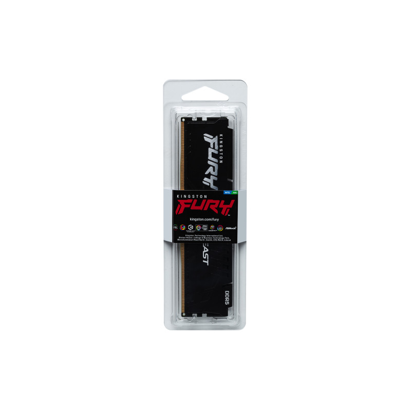 Kingston FURY Beast EXPO/DDR5/8GB/6000MHz/CL30/1x8GB/Black