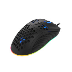Genesis herná optická myš KRYPTON 555/RGB/8000 DPI/Herná/Optická/8 000 DPI/Drôtová USB/Čierna