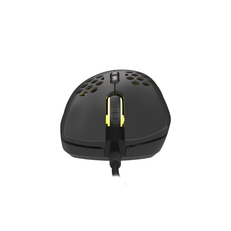 Genesis herná optická myš KRYPTON 555/RGB/8000 DPI/Herná/Optická/8 000 DPI/Drôtová USB/Čierna