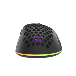 Genesis herná optická myš KRYPTON 555/RGB/8000 DPI/Herná/Optická/8 000 DPI/Drôtová USB/Čierna