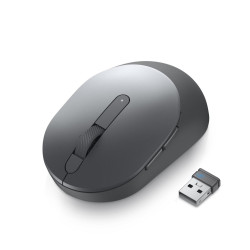 Dell MS5120W/Kancelárska/Optická/1 600 DPI/Bezdrôtová USB/Šedá