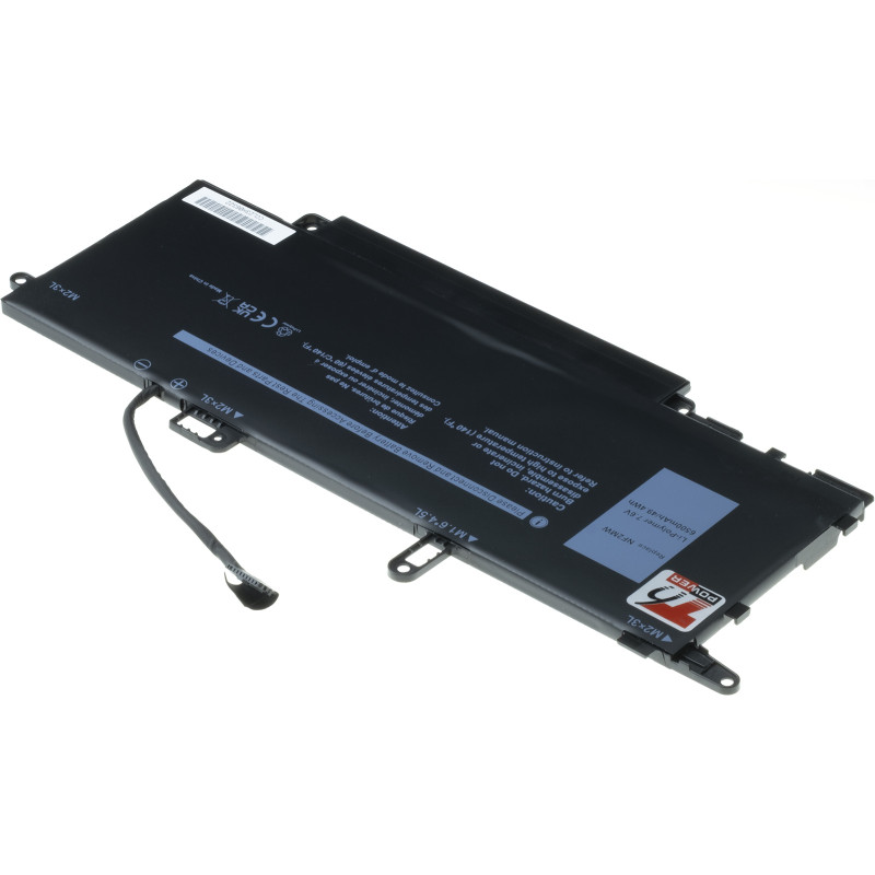 Batéria T6 Power Dell Latitude 7400 2in1, 9410 2in1, 6500mAh, 49Wh, 4cell, Li-pol