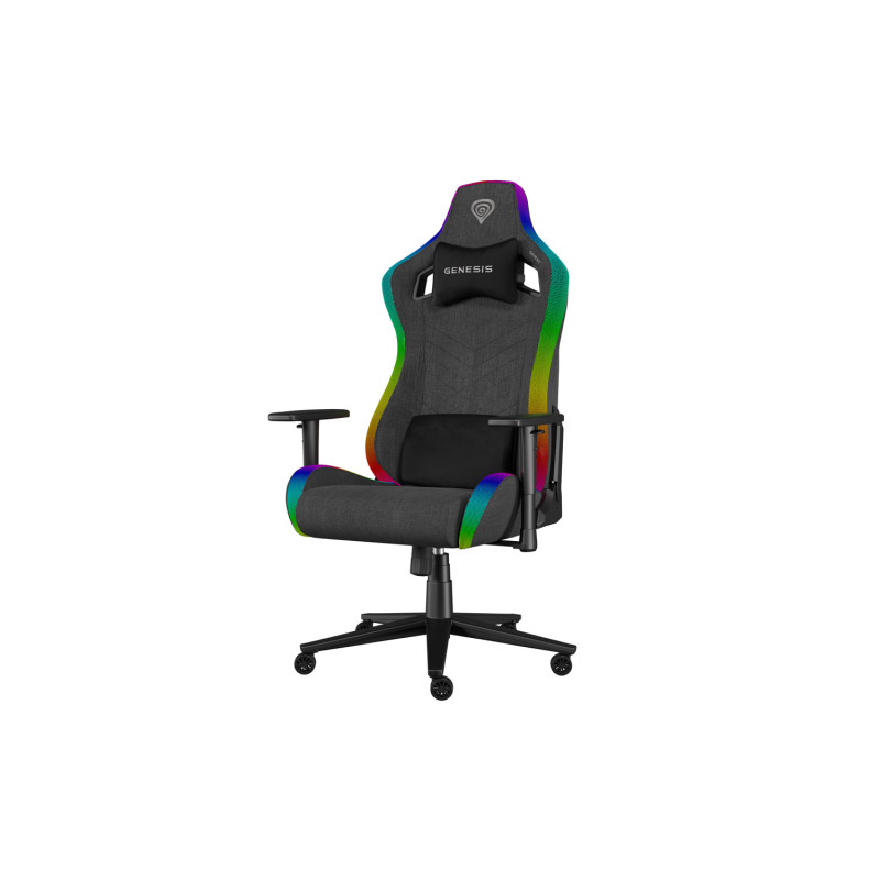 Herné kreslo Genesis TRIT 660, RGB, Šedé