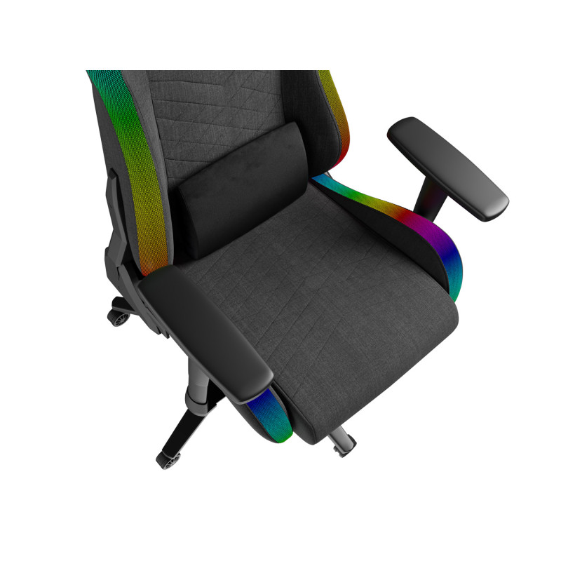 Herné kreslo Genesis TRIT 660, RGB, Šedé