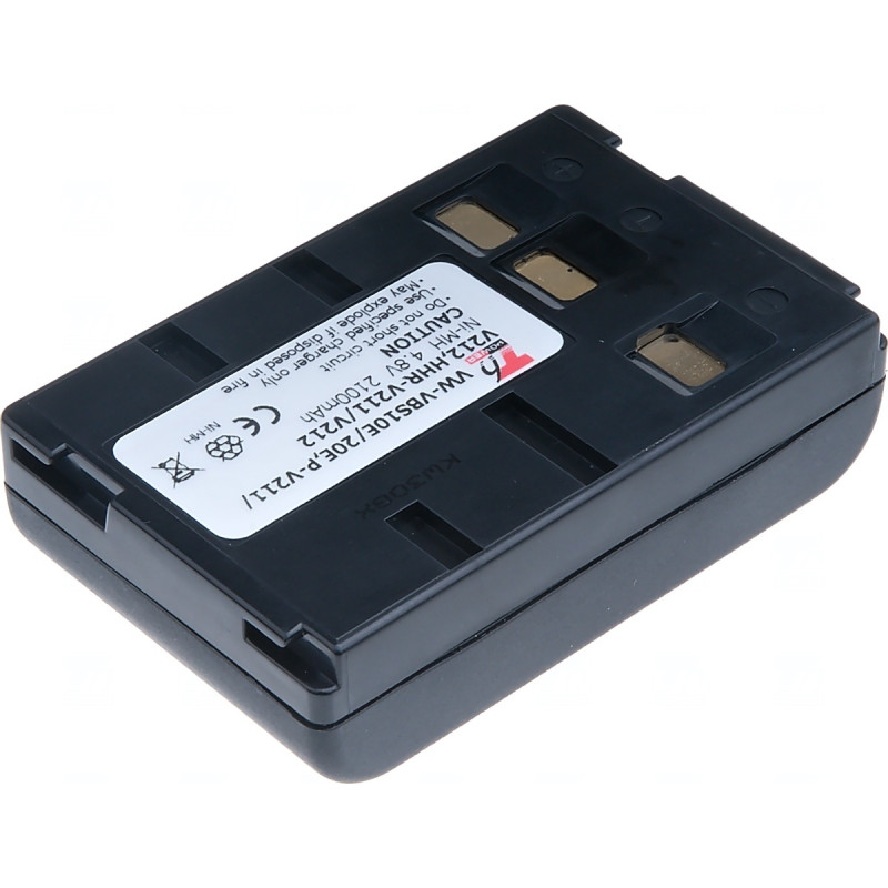 Batéria T6 Power pre Panasonic HHR-V211/V212, Ni-MH, 2100mAh, 10.1Wh, čierna