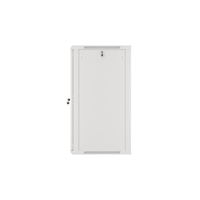 LANBERG 19'' RACKOVÁ SKRIŇA PRO MONTÁŽ NA STENU 22U/600X600 (FLAT PACK) S PROSKLENÝMI DVERAMI ŠEDÁ V2